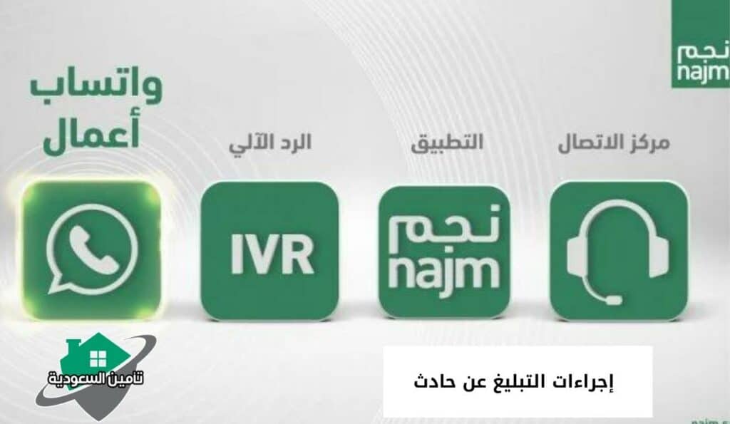 إجراءات التبليغ عن حادث